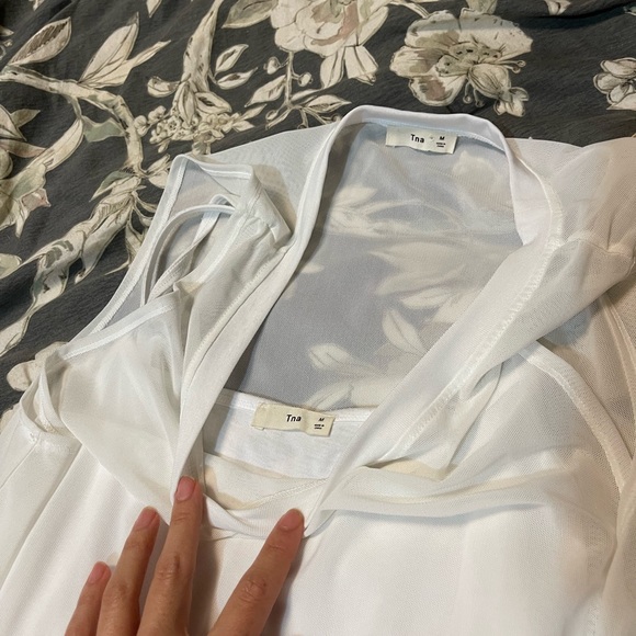 Aritzia Tna Mesh Tank Shift Dress - Picture 5 of 8